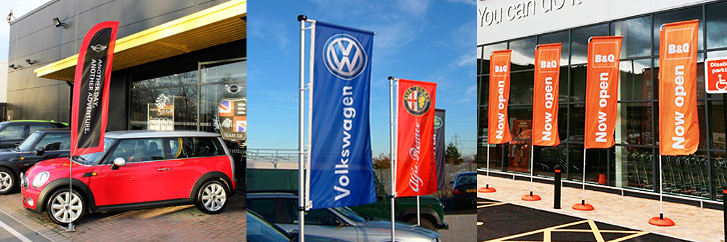 Promotional, Advertising, Flags made to order designs