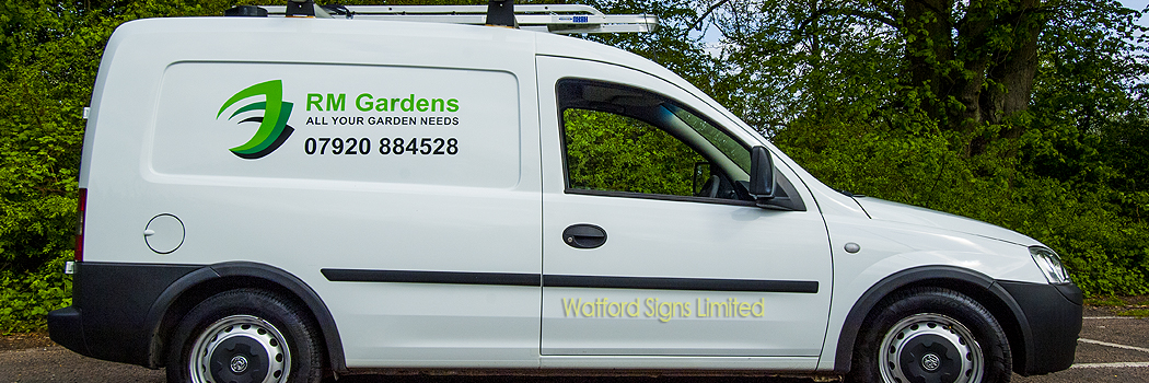 Tradesmen Van and Fleet Vinyl Custom Graphics in Hertfordshire and Watford