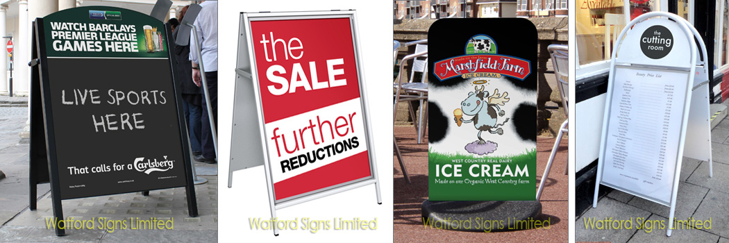 Pavement Signs and Chalk, A Boards 